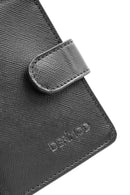 Men's Black Leather Card Holder | Derimod