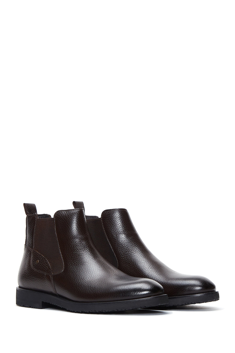 Men's Brown Leather Casual Chelsea Boots