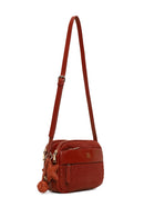 Woman Dark Orange Long-Strap Crossbody Bag | Derimod