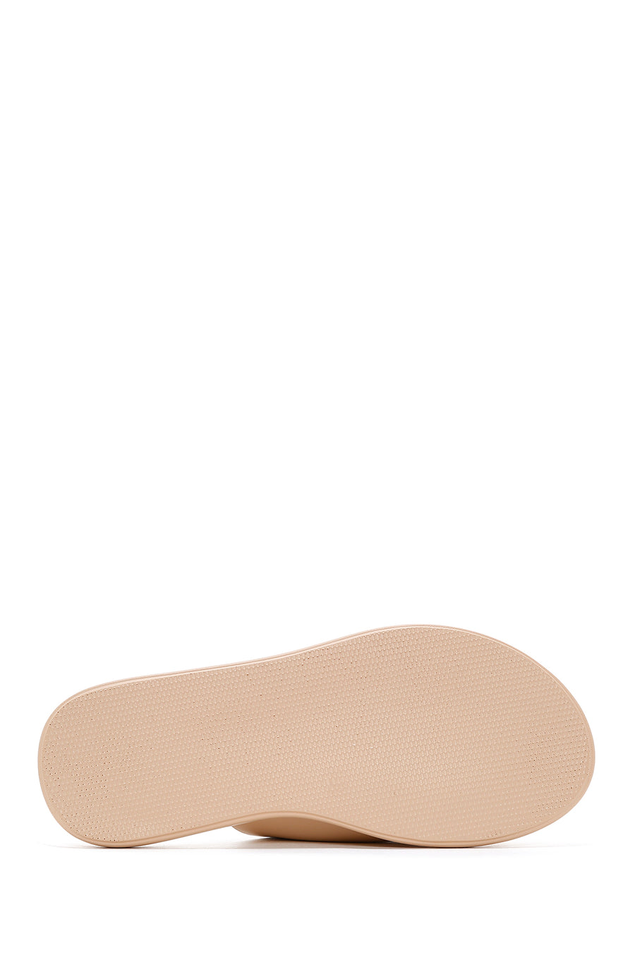 Women's Beige Double Buckle Slippers