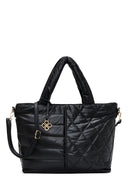 Women's Black Quilted Shoulder Bag | Derimod
