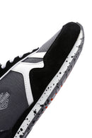 Harley Davidson Women's Chevelle Black Suede Detailed Sneaker | Derimod