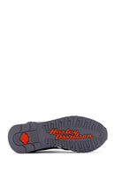 Harley Davidson Women's Chevelle Black Suede Detailed Sneaker | Derimod