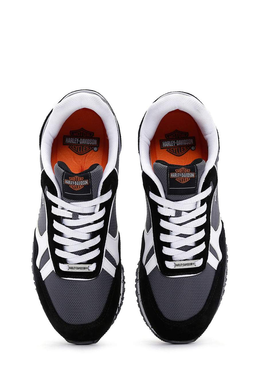 Harley Davidson Women's Chevelle Black Suede Detailed Sneaker