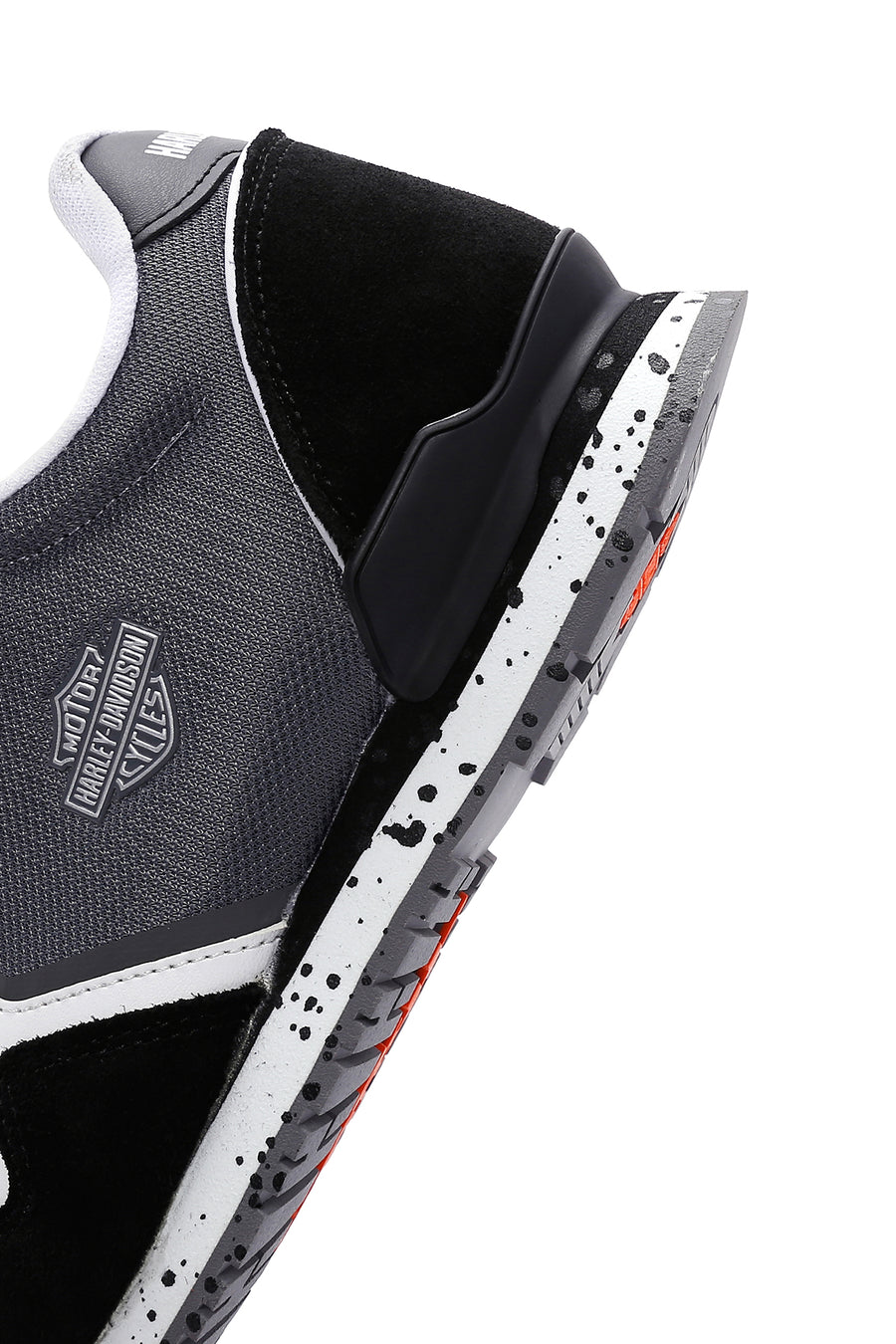Harley Davidson Women's Chevelle Black Suede Detailed Sneaker