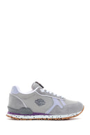 Harley Davidson Women's Chevelle Gray Suede Detailed Sneaker | Derimod