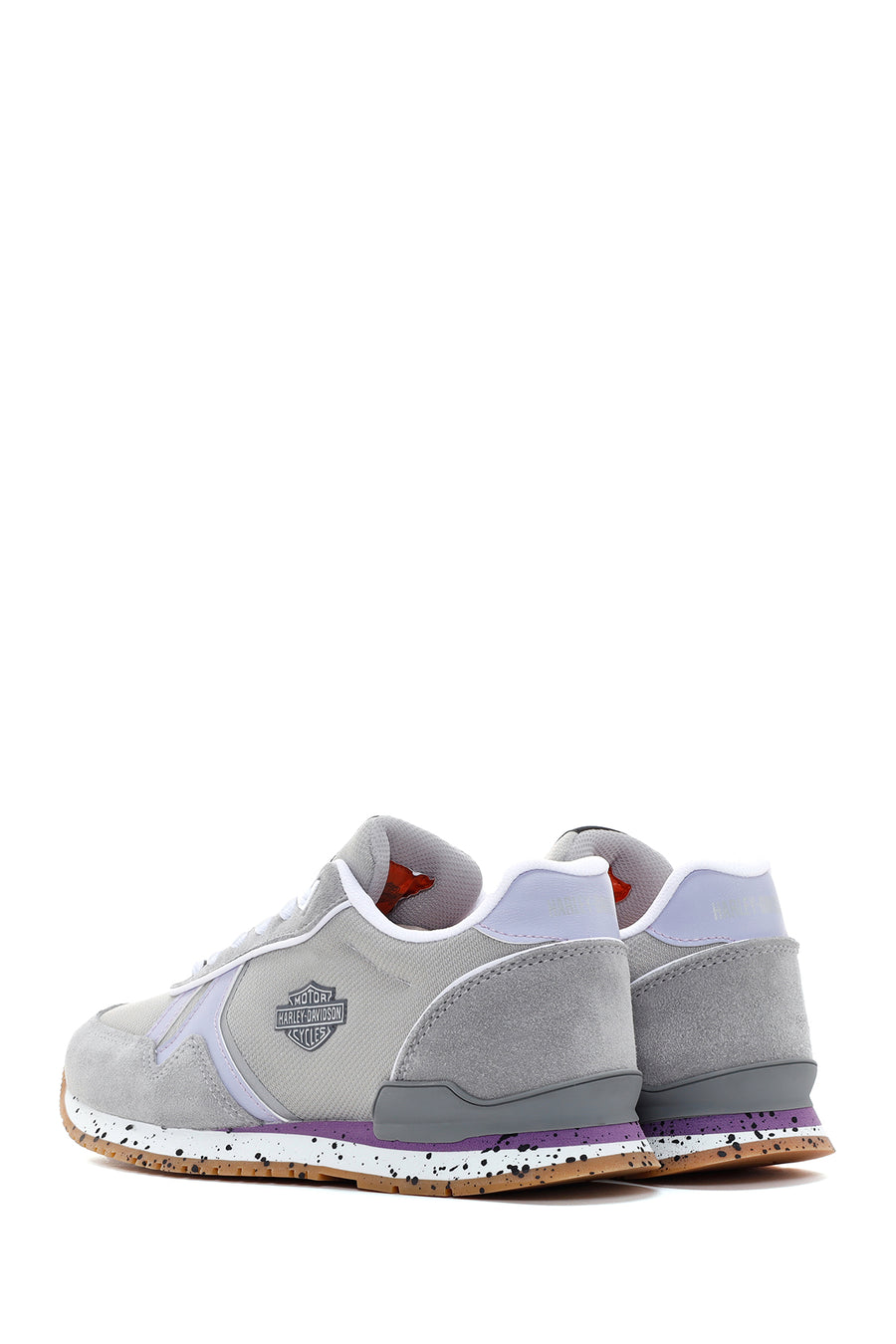 Harley Davidson Women's Chevelle Gray Suede Detailed Sneaker