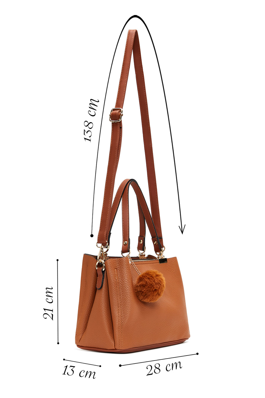 Women's Tan Shoulder Bag