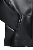 Gardena Women's Black Double-Sided Teddy Coat | Derimod