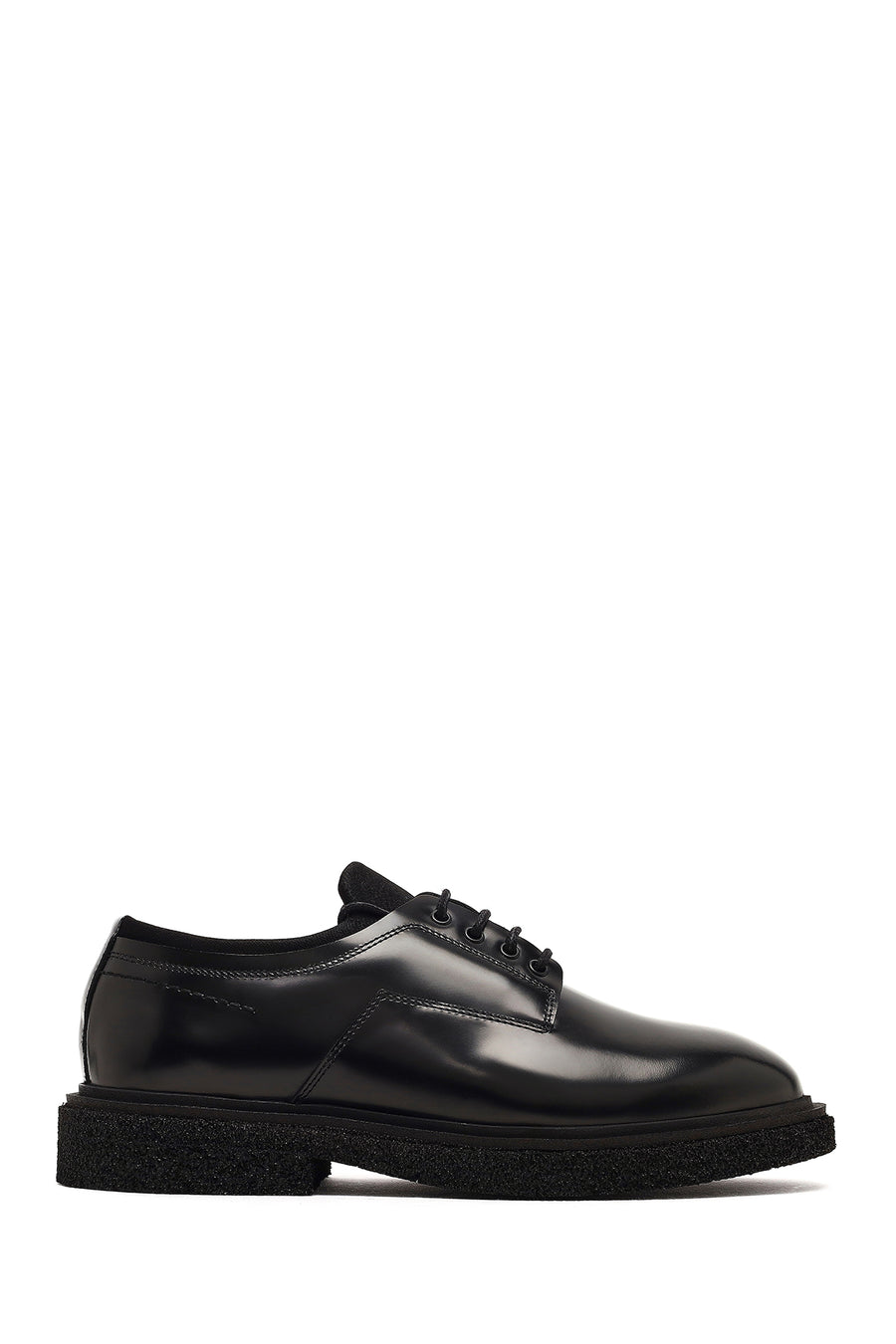 Men's Black Lace-Up Leather Casual Shoes 25WFD720122 | Derimod