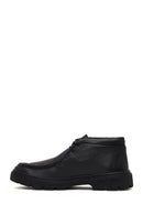 Men's Black Lace-Up Leather Casual Boot | Derimod