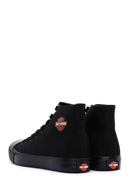 Harley Davidson Men's Black Pittsburgh High Top Sneaker | Derimod