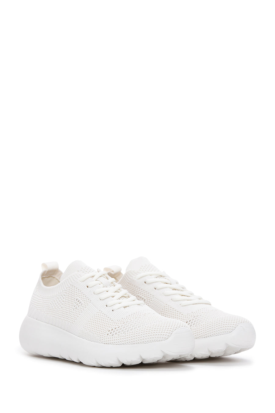 Derimod Zero Women's Grey Laced Thick Soled Sneaker