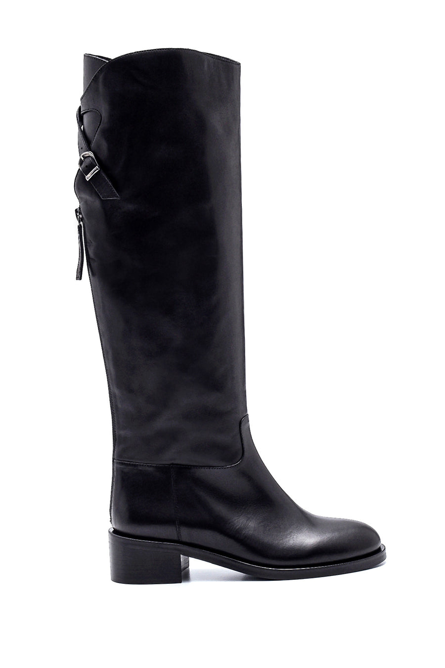 Women's Leather Buckle Detailed Boots 21WFD101818 | Derimod