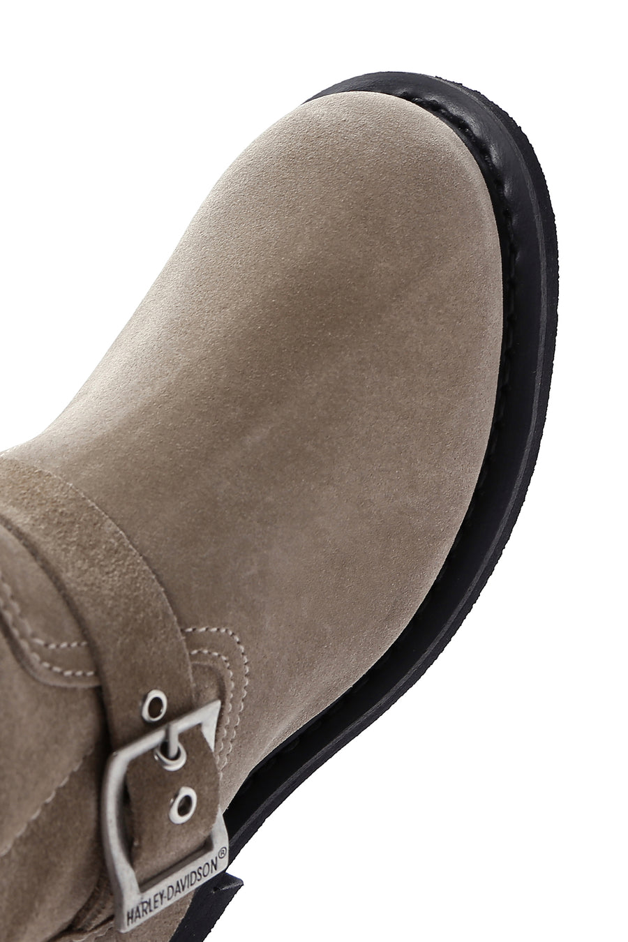 Harley Davidson Women's Beige Laconia Hi Zipper Leather Boots