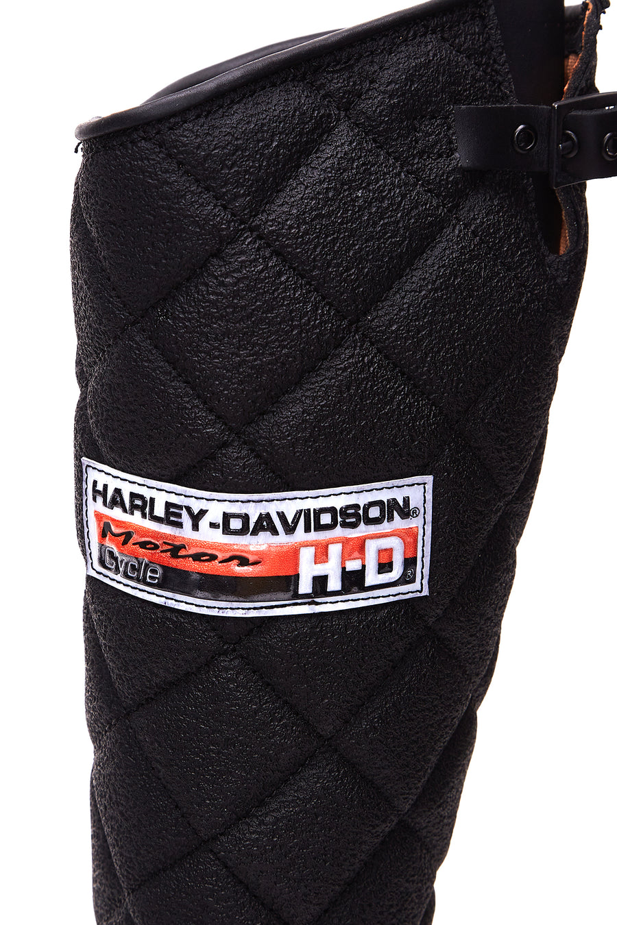 Harley Davidson Kadın Siyah Laconia Hi Fermuarlı Deri Çizme