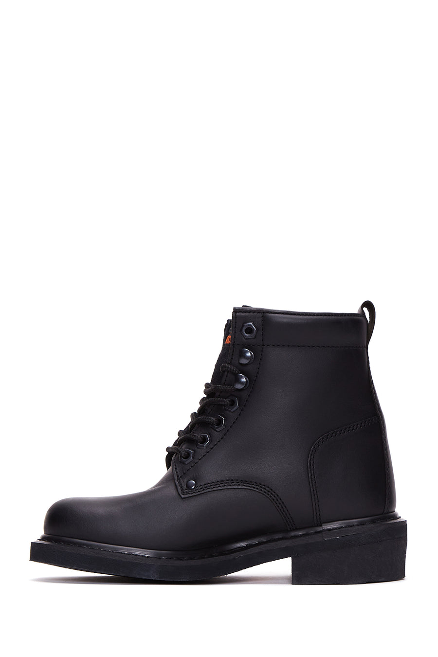 Harley Davidson Women's Black Leather Gibson Combat Boots