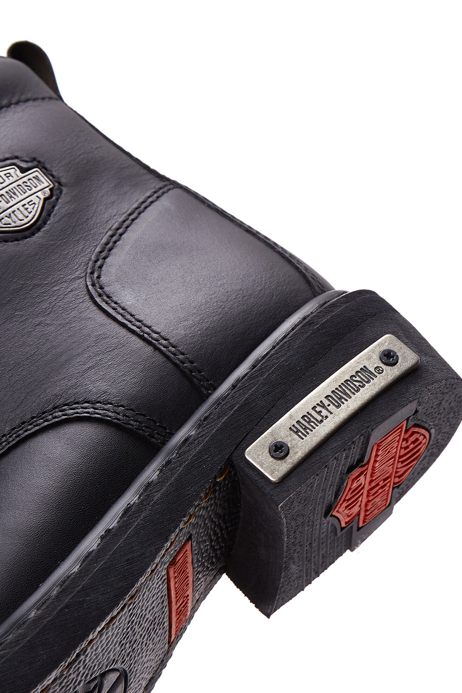 Harley Davidson Women's Black Leather Gibson Combat Boots