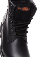 Harley Davidson Men's Black Leather Gibson Boots | Derimod
