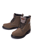 Harley Davidson Men's Mink Nubuck Gibson Leather Boots | Derimod