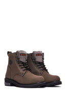 Harley Davidson Men's Mink Nubuck Gibson Leather Boots | Derimod