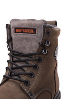Harley Davidson Men's Mink Nubuck Gibson Leather Boots | Derimod