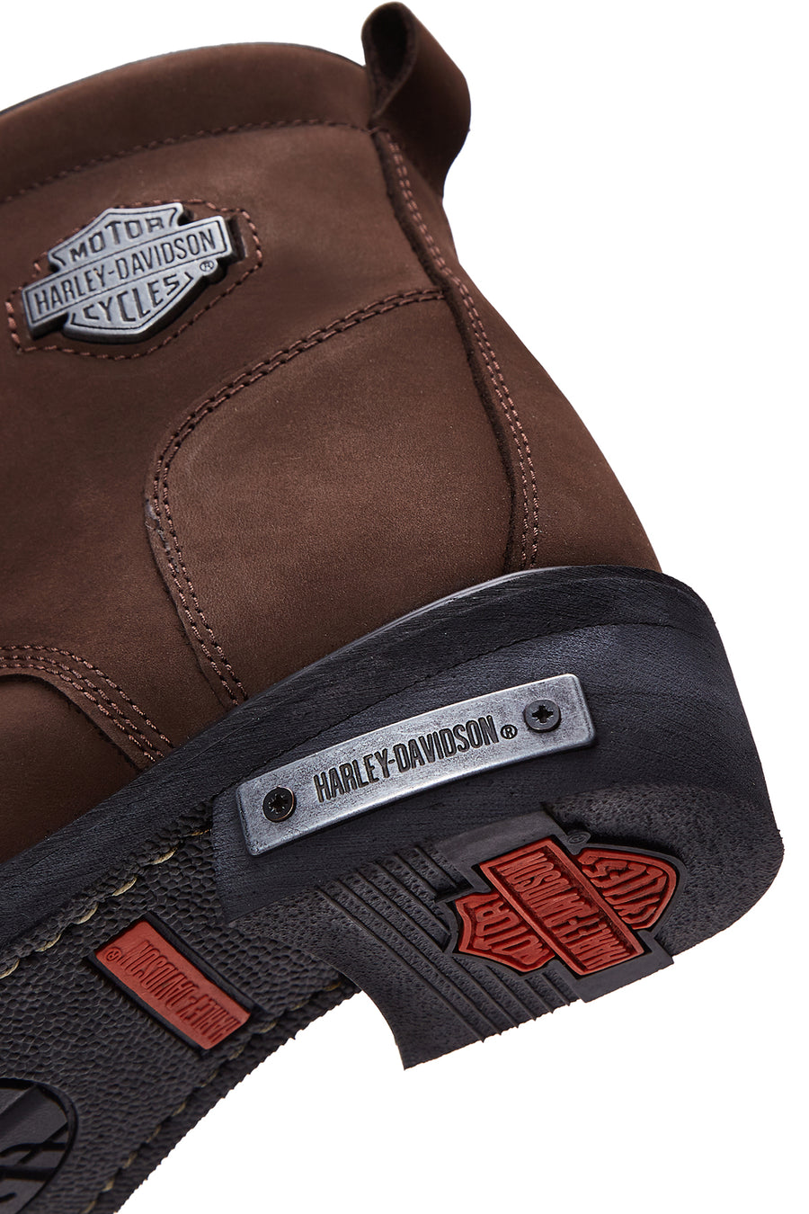 Harley Davidson Men's Brown Nubuck Gibson Leather Boots