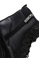 Harley Davidson Men's Black Jim Leather Zippered Boots | Derimod