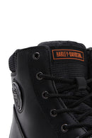 Harley Davidson Men's Black Jim Leather Zippered Boots | Derimod