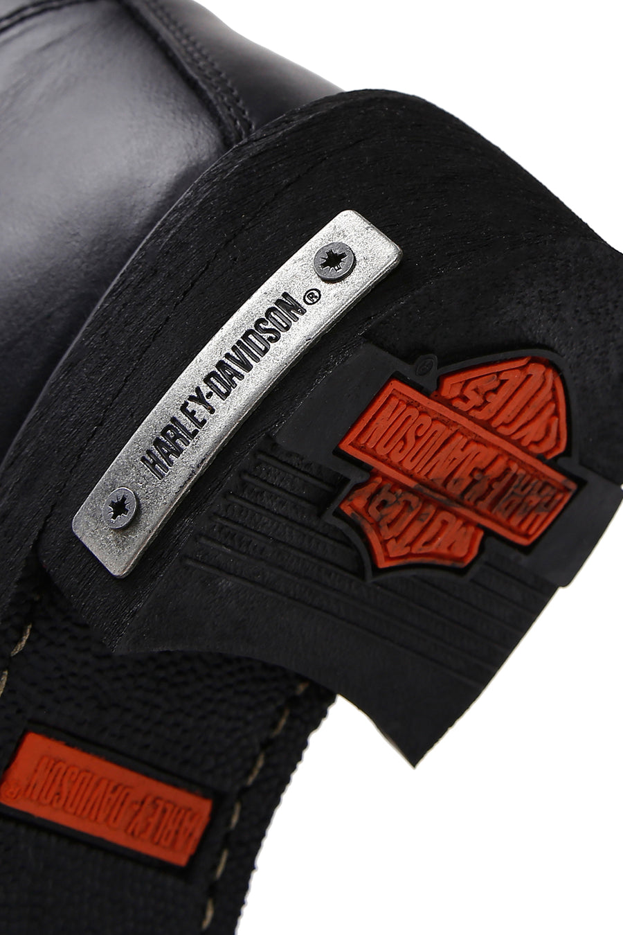 Harley Davidson Men's Black Jim Leather Zippered Boots