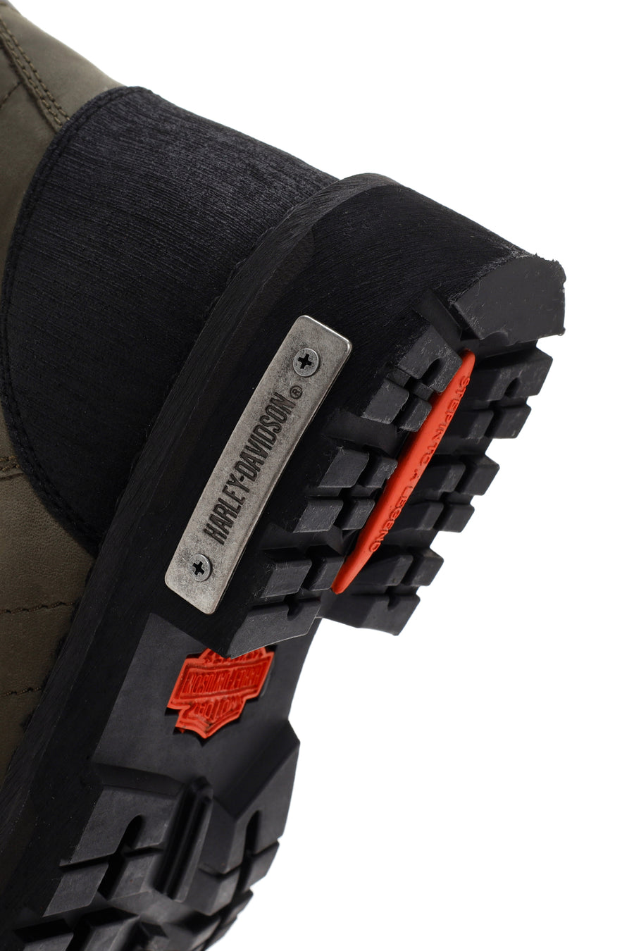 Harley Davidson Erkek Haki Deri Clemente Bot