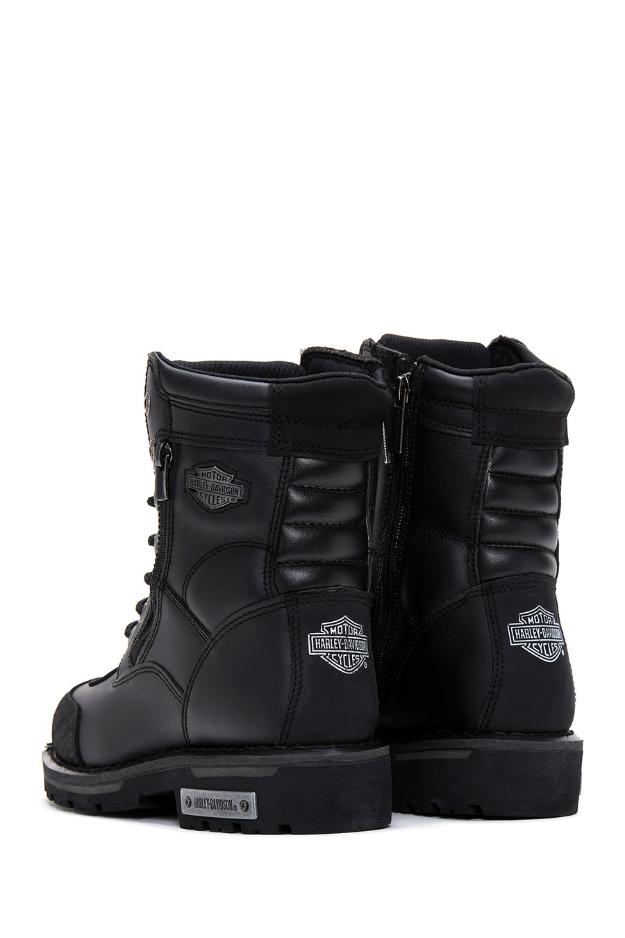 Harley Davidson Erkek Siyah Riddick Deri Postal Bot