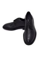 Derimod Black Male Black Lace-up Leather Casual Shoes | Derimod
