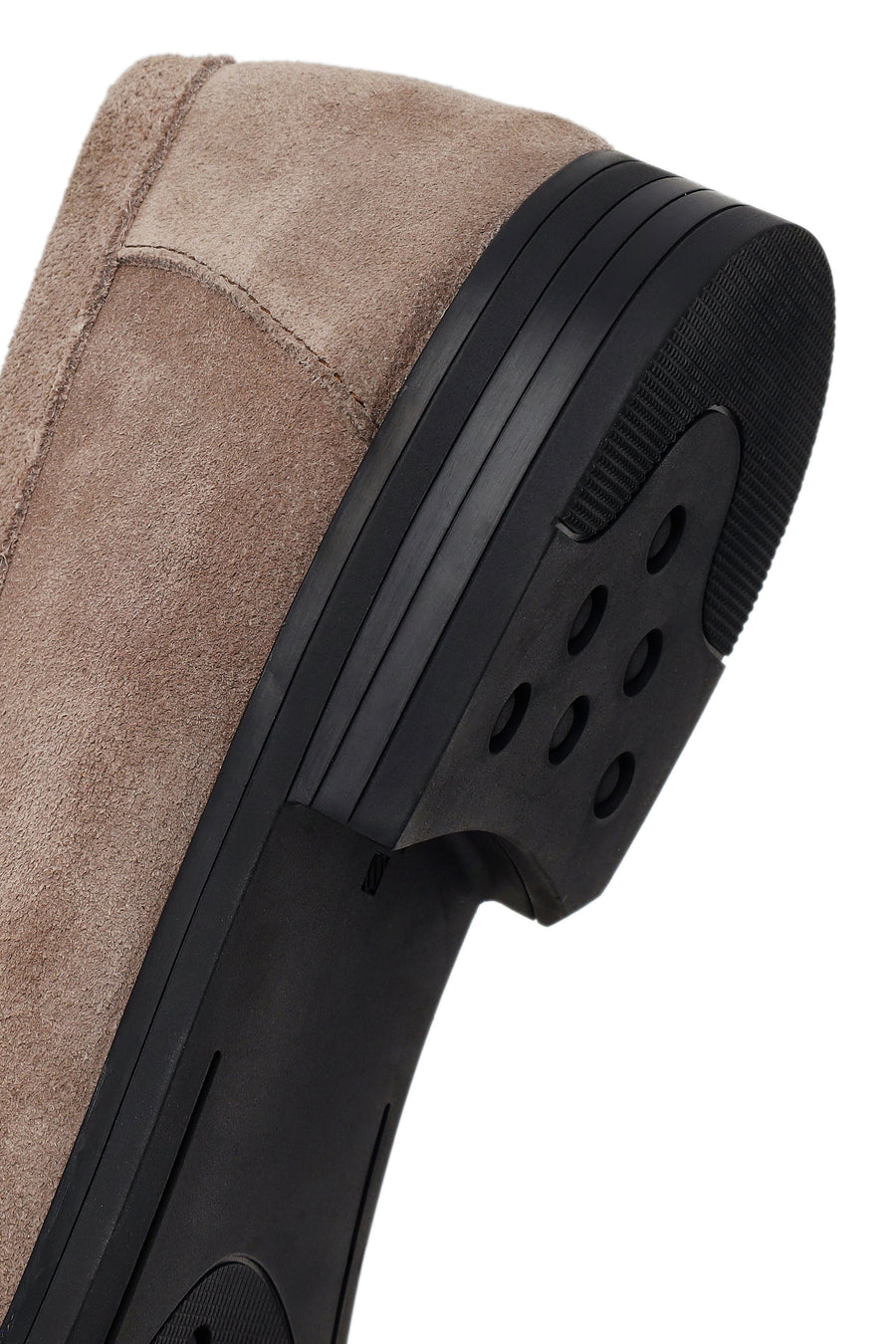 Male Gray Suede Casual Loafer