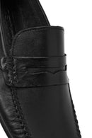 Erkek Siyah Deri Casual Loafer | Derimod