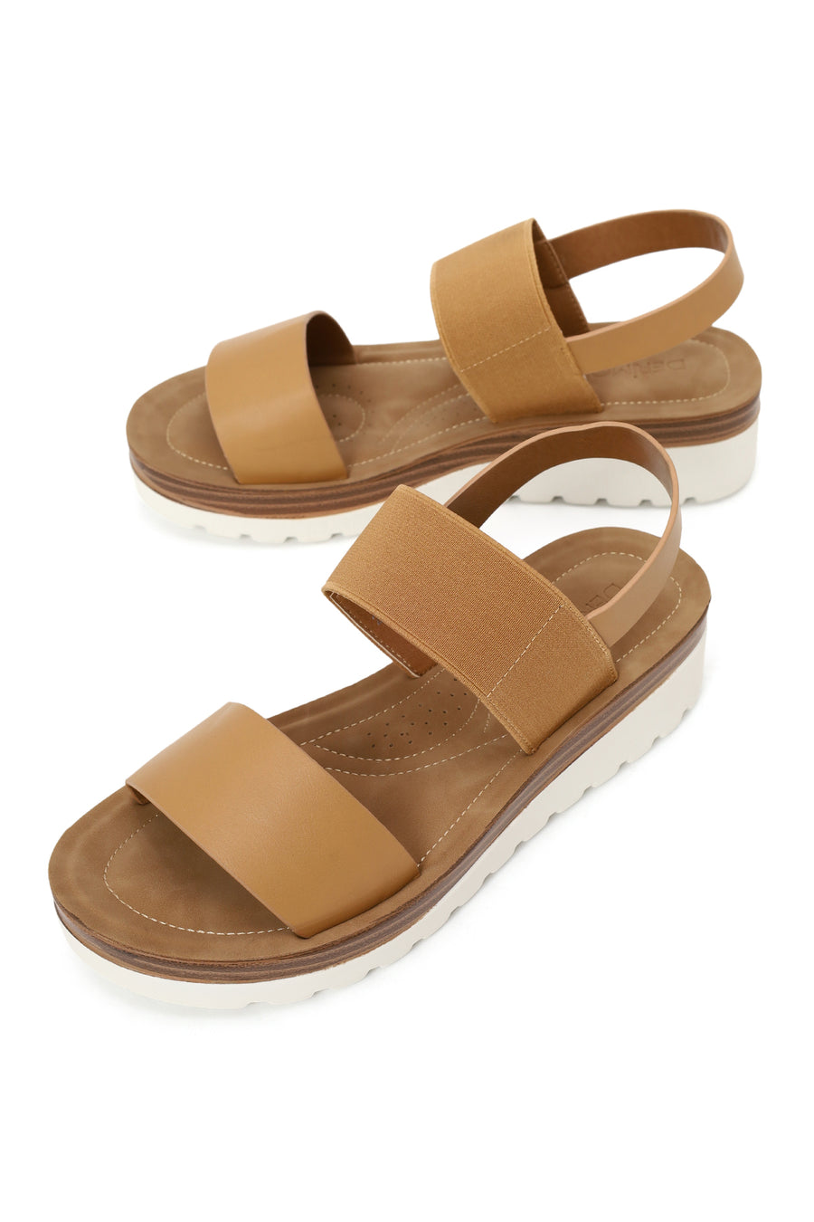 Woman Camel Thick-Soled Sandal