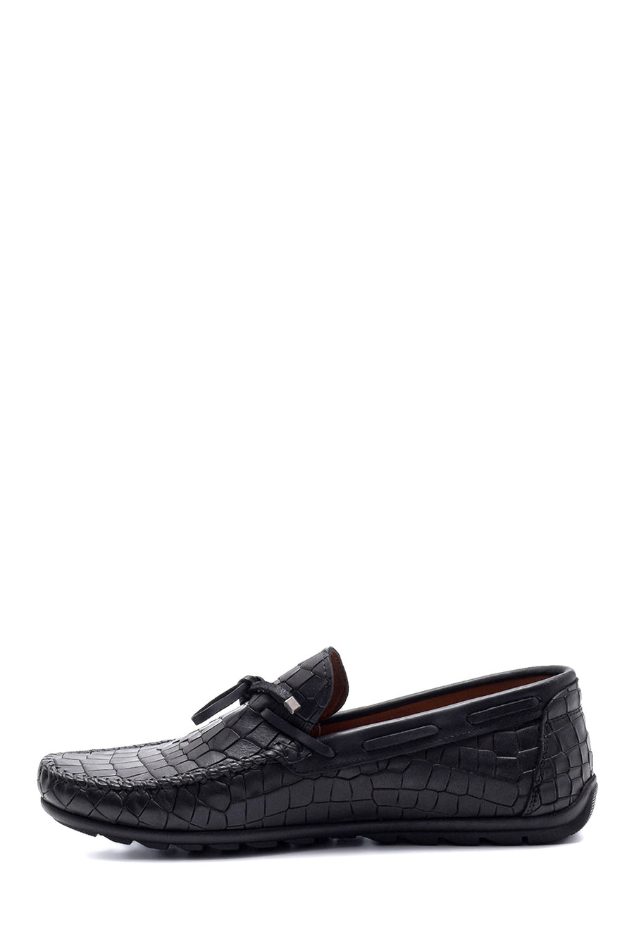 Erkek Deri Kroko Loafer