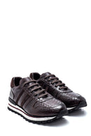 Erkek Deri Kroko Sneaker | Derimod