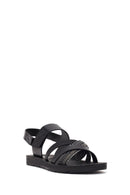 Women's Black Strappy Sandals | Derimod