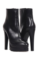 Women's Heeled Leather Boots | Derimod