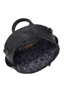 Woman Black Long-Strap Backpack | Derimod