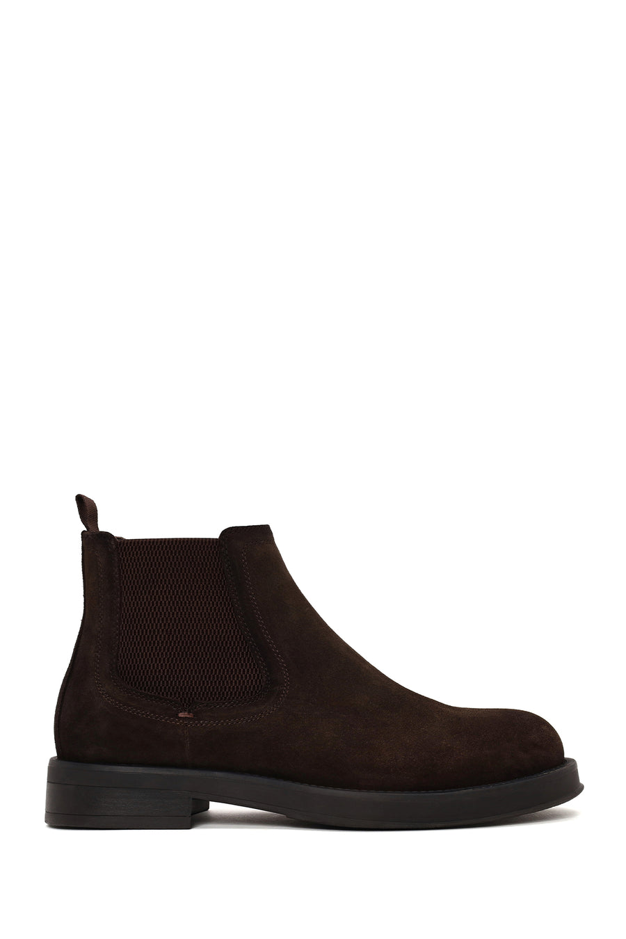 Male Brown Suede Chelsea Boots WM680031DS | Derimod