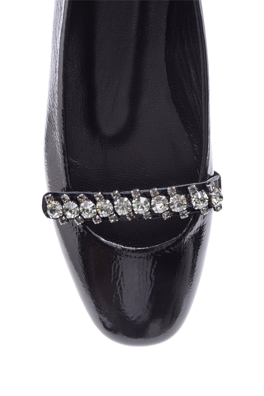 Women's Patent Leather Stone Ballet Ballet