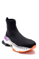 Women's Thick Colored Sole Sock Boots | Derimod