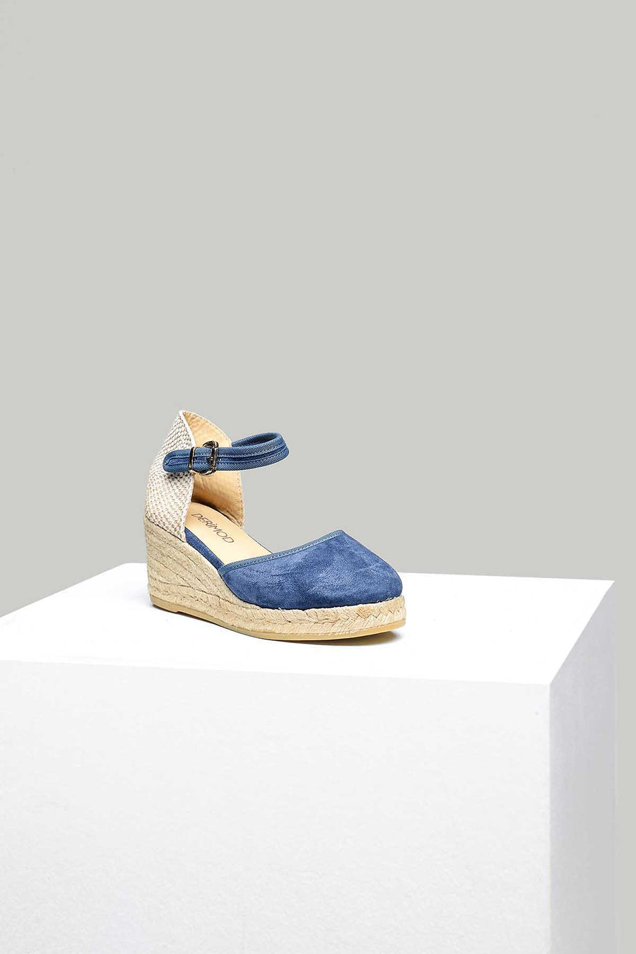 Lacivert Dolgu Topuk Kadın Espadril 18SFD281910 | Derimod