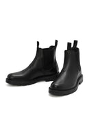 Male Black Leather Chelsea Boots | Derimod