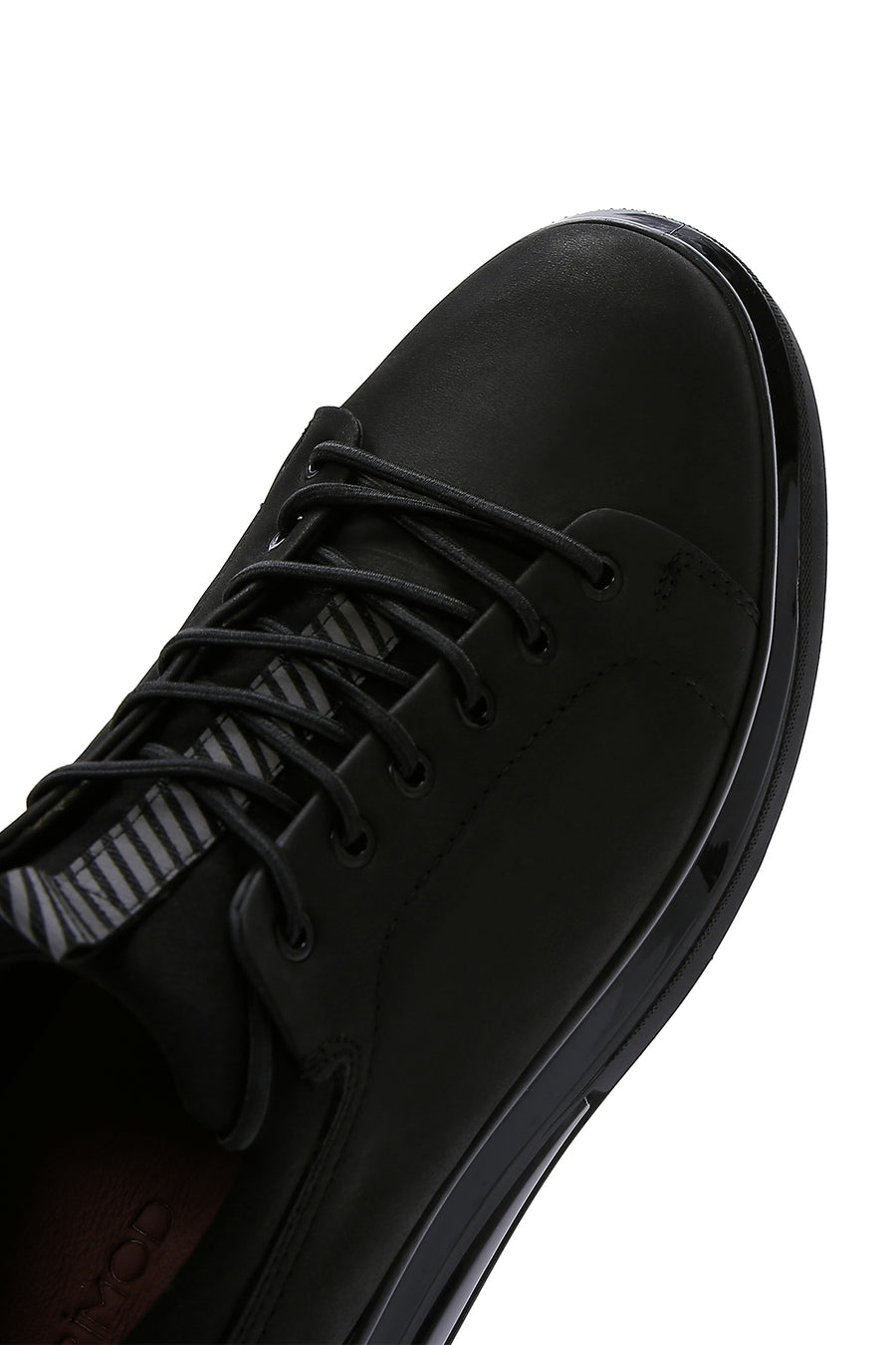Erkek Siyah Nubuk Deri Sneaker