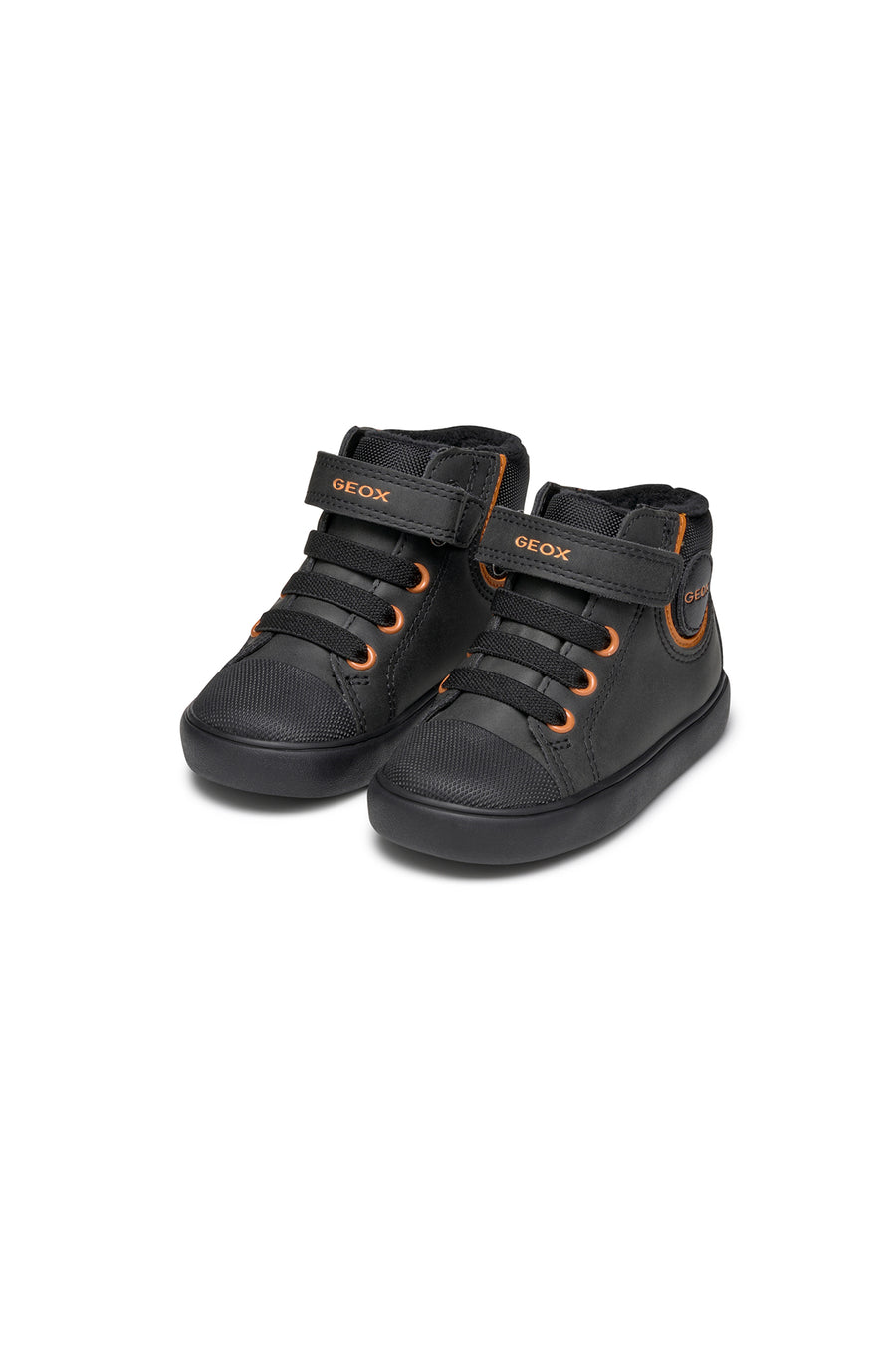Geox Baby Boy Black B Gisli Nubuck Leather Boots
