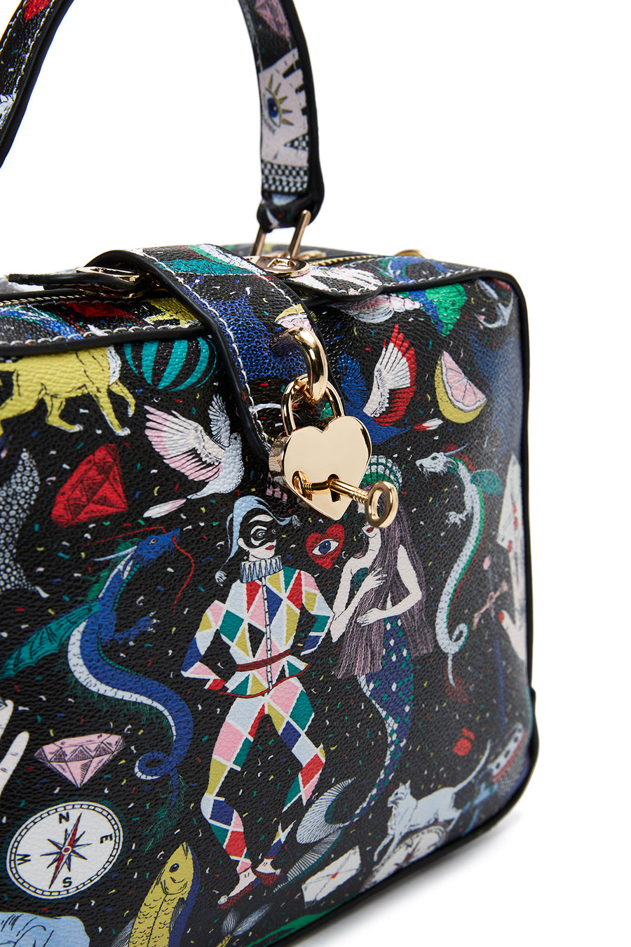 Women's Black Shoulder Bag
