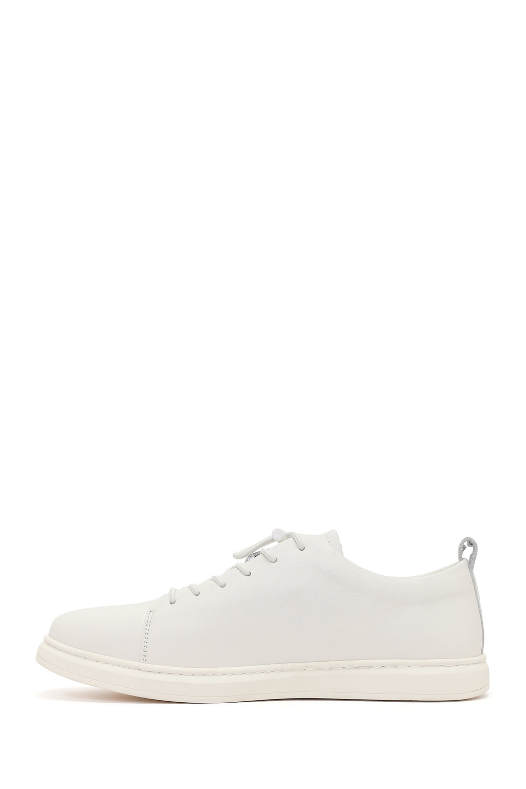 Erkek Beyaz Deri Sneaker